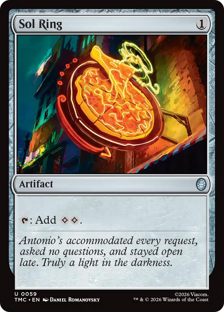 旧枠 太陽の指輪 Sol Ring [SLD] Dan Frazier MTG Sol Ring *FOIL