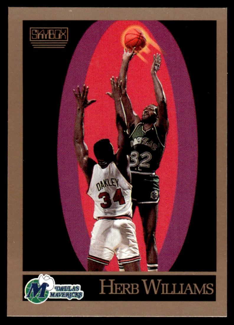 Herb Williams #70 Basketball Cards 1990 Skybox