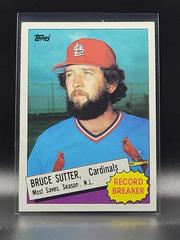 Bruce Sutter #9 Baseball Cards 1985 Topps Prices