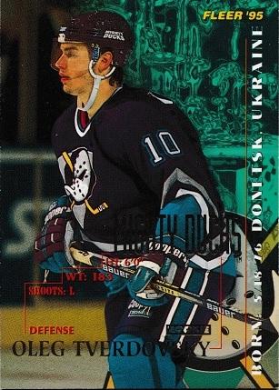 Oleg Tverdosky #8 Hockey Cards 1994 Fleer