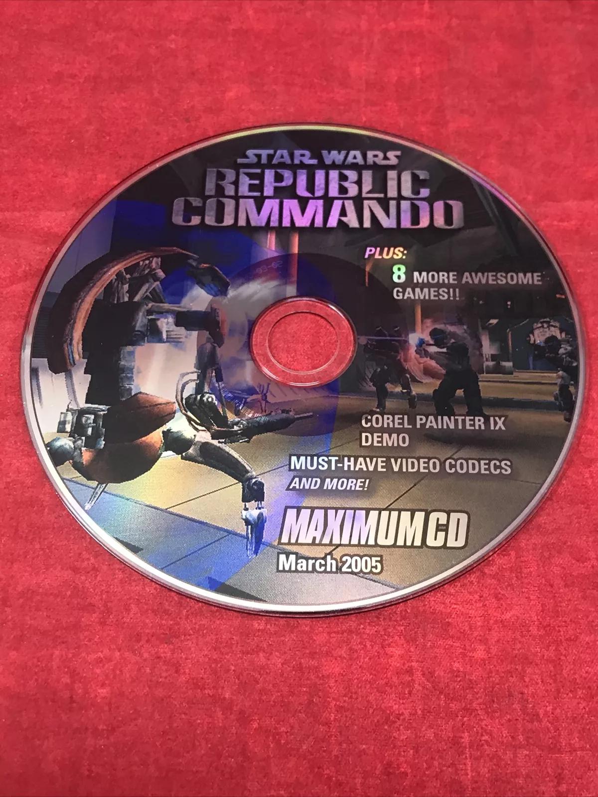 Maximum CD Demo Disc 2005 March Republic Commando PC Games