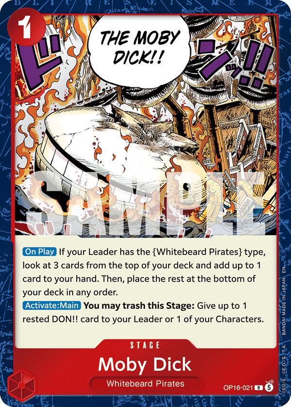 Moby Dick OP16-021 Prices | One Piece The Time of Battle | One