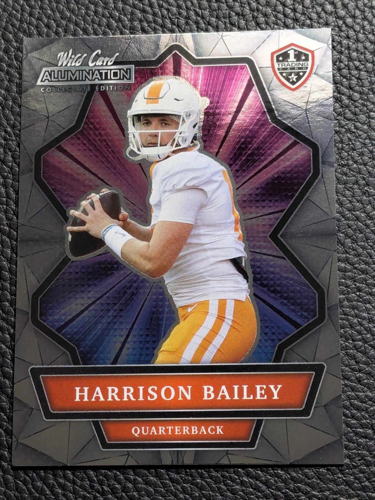 Harrison Bailey Football Cards 2021 Wild Card Alumination NIL