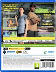 Cover (Back) | Tennis On Court PAL Playstation 5