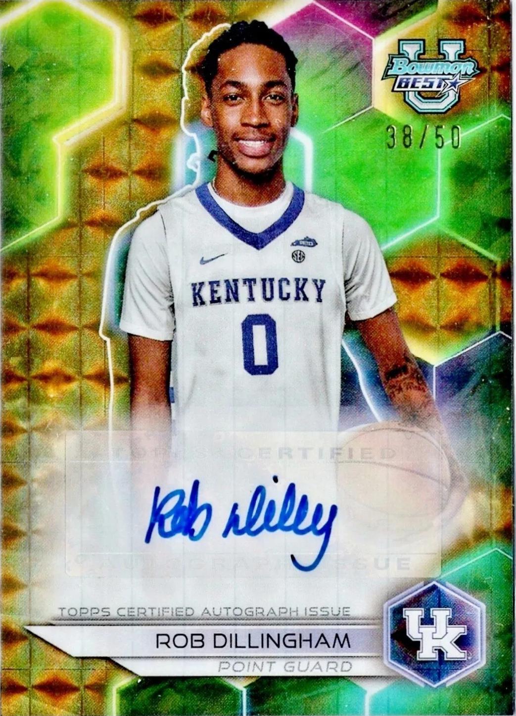 Rob Dillingham [Geometric Gold Refractor] #B23-RD