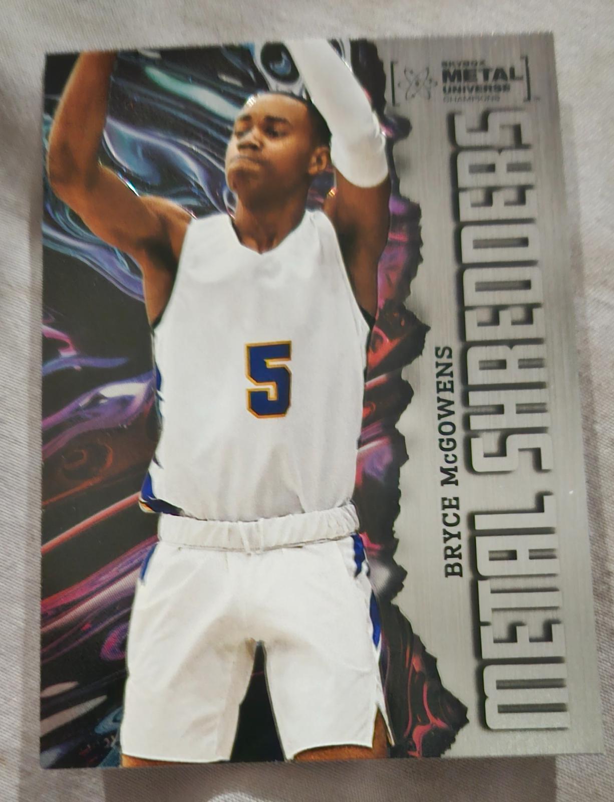 Bryce McGowens #138 2022 Skybox Metal Universe Champions Basketball