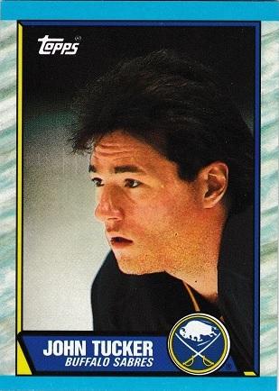 John Tucker #37 Hockey Cards 1989 Topps