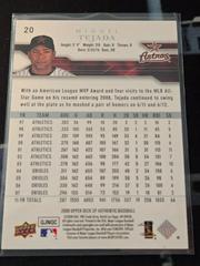 REAR | Miguel Tejada Baseball Cards 2008 SP Authentic