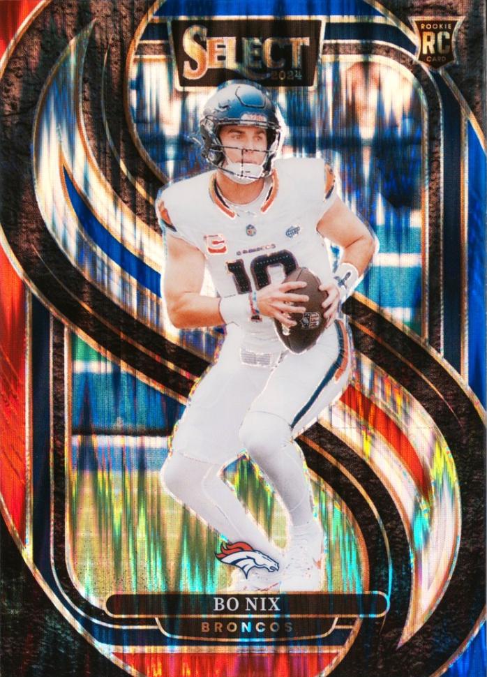 ボニック 値下げ可能 Bo Nix [Red Blue Prizm Shock] #117 Prices [Rookie] | 2024 Panini