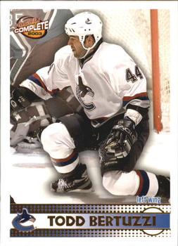Todd Bertuzzi #102 2002 Pacific Crown Royale Pacific Complete Hockey