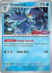 Quaquaval [Staff] #5 from Pokemon Promo set