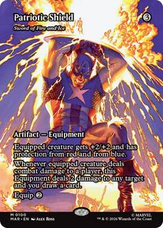 Patriotic Shield - Sword of Fire and Ice