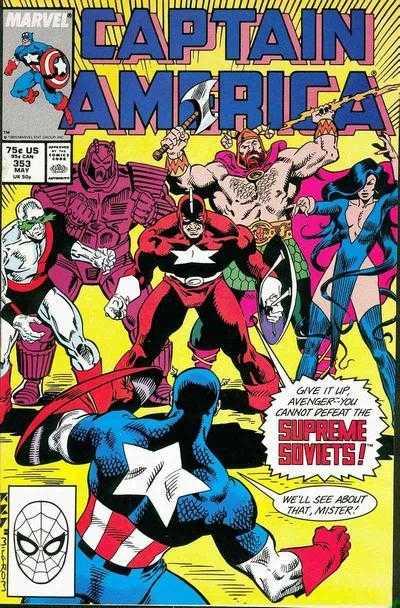 Captain America #353 (1989) Comic Books Captain America