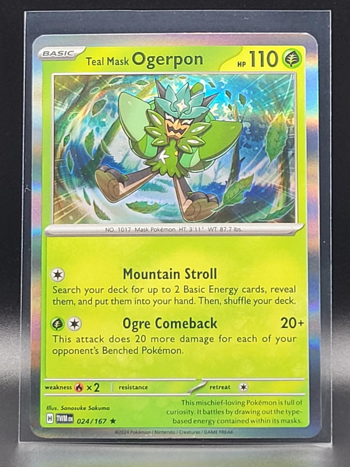 Teal Mask Ogerpon #24 Prices | Pokemon Twilight Masquerade | Pokemon Cards