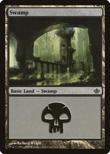 Swamp #63 Magic Garruk vs Liliana