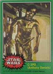 rare c3po trading card C-3PO Anthony Daniels #207 Prices | Star Wars 1977 Topps