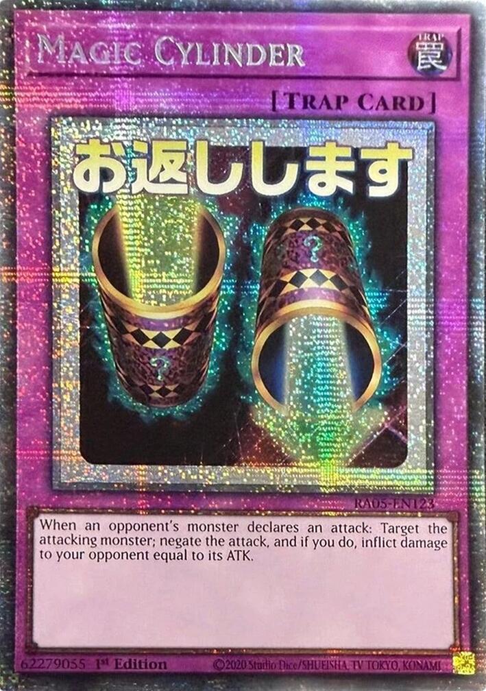 Magic Cylinder [Starlight Rare] RA05-EN123 Prices | YuGiOh Rarity  Collection 5 | YuGiOh Cards