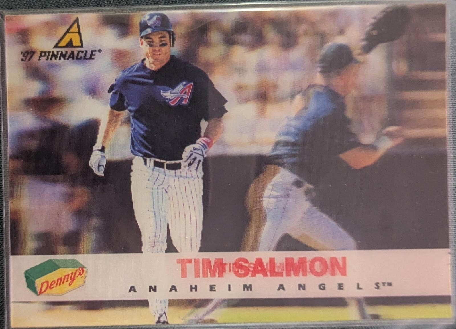 Tim Salmon #1 Baseball Cards 1997 Denny's 3D Holograms