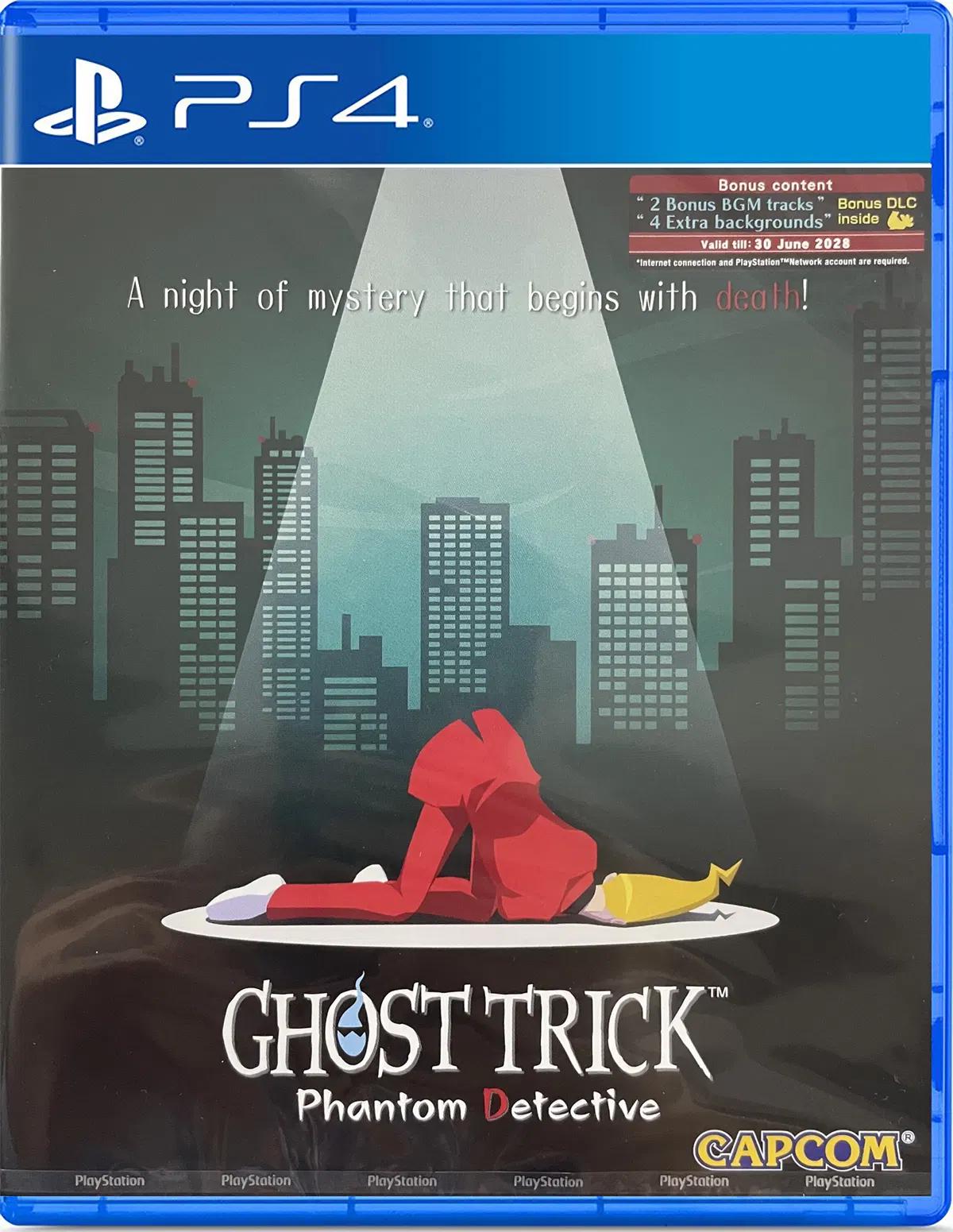 Carátula de Ghost Trick: Phantom Detective (Import) para PS4 (edición PAL España)