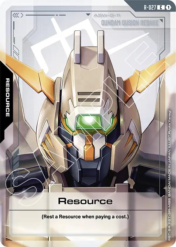 PSA10 GUNDAM #009 リソース　6271 GUNDAM CARD GAME/□Resource/Token]Resource (Duel Gundam) R-007