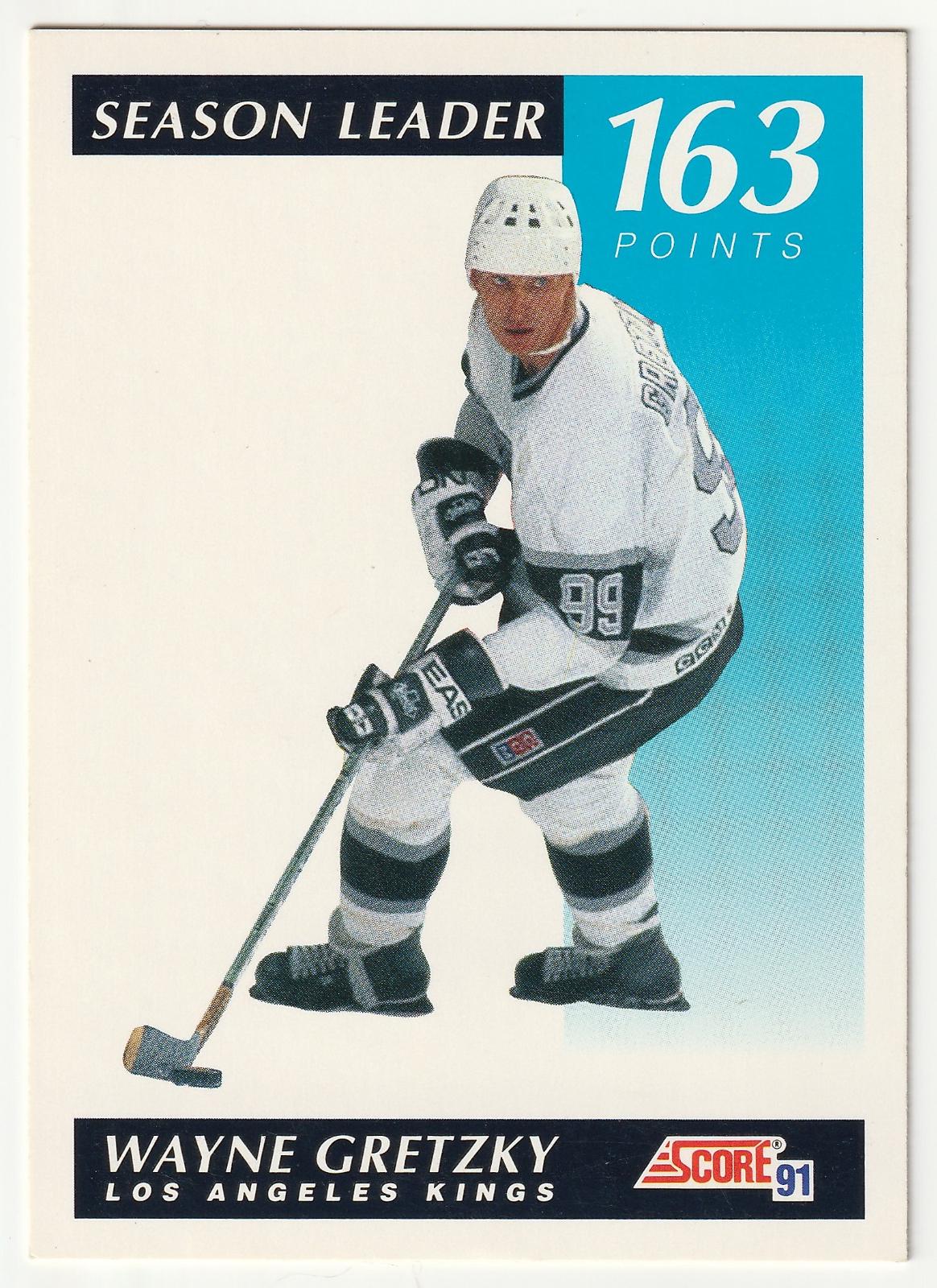 Wayne Gretzky #296 Hockey Cards 1991 Score Canadian