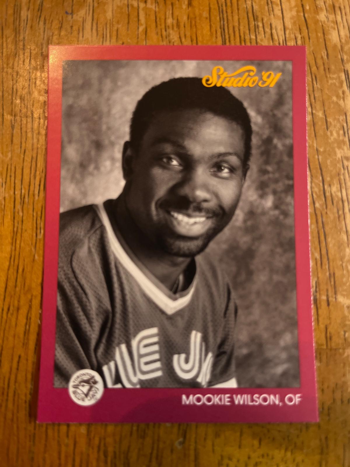 Mookie Wilson #140 Baseball Cards 1991 Studio