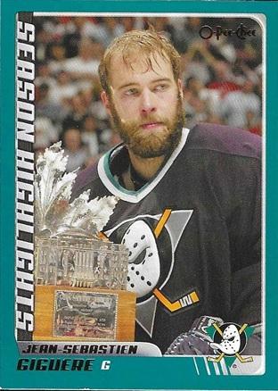 Jean-Sebastien Giguere #291 2003-04 O-Pee-Chee Hockey