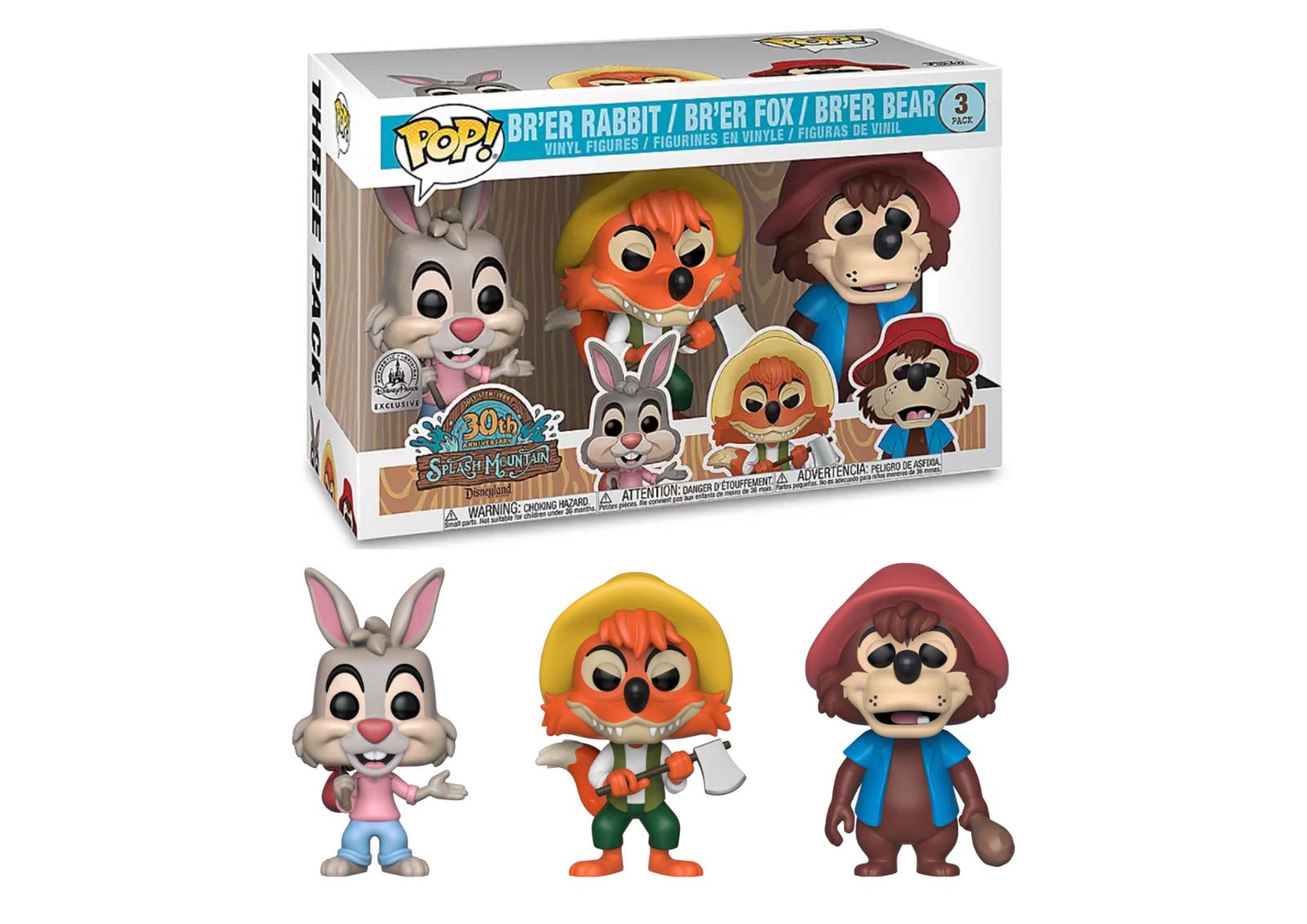 Bryer Rabbit, Bryer Fox, Bryer Bear Funko POP Disney