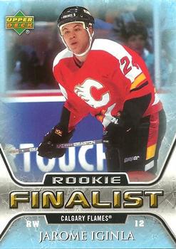 Jarome Iginla #65 2005 Upper Deck Finalist Hockey