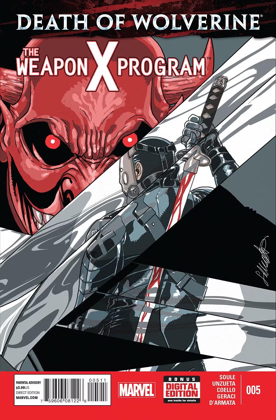 Death of Wolverine: The Weapon X Program #5 (2015) Comic Books Death of Wolverine: The Weapon X Program