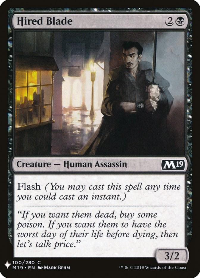 Hired Blade (Magic The List Reprints)