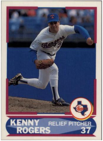 Kenny Rogers #21 Baseball Cards 1990 Score Young Superstars Series 1