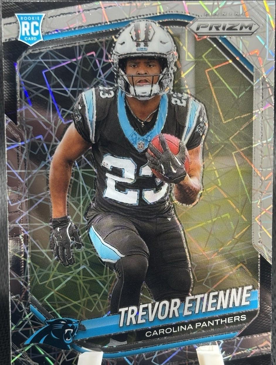 Trevor Etienne [Lazer] #345 Prices [Rookie] | 2025 Panini Prizm