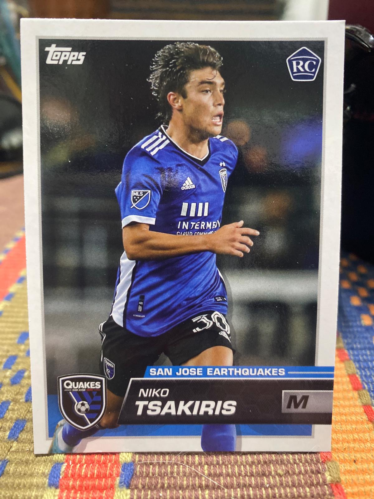 Niko Tsakiris #161 Soccer Cards 2023 Topps MLS