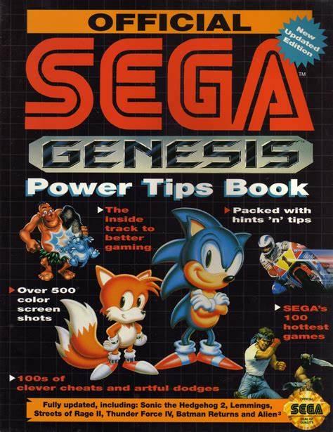 Official Sega Genesis Power Tips Book Strategy Guide