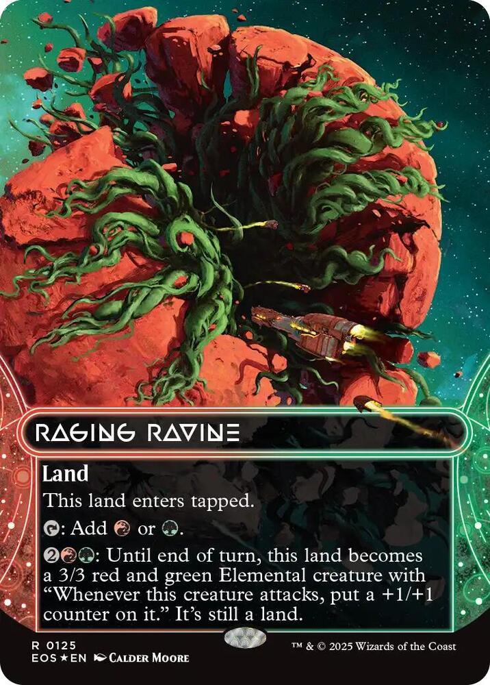 Tap to enlarge Raging Ravine – Borderless, Magic Edge of Eternities Stellar Sights