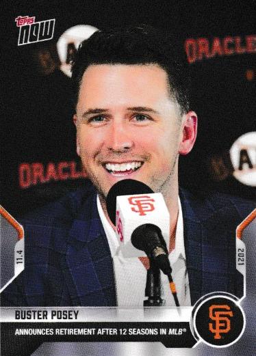 Buster Posey #OS-01 2021 Topps Now Off Season Baseball