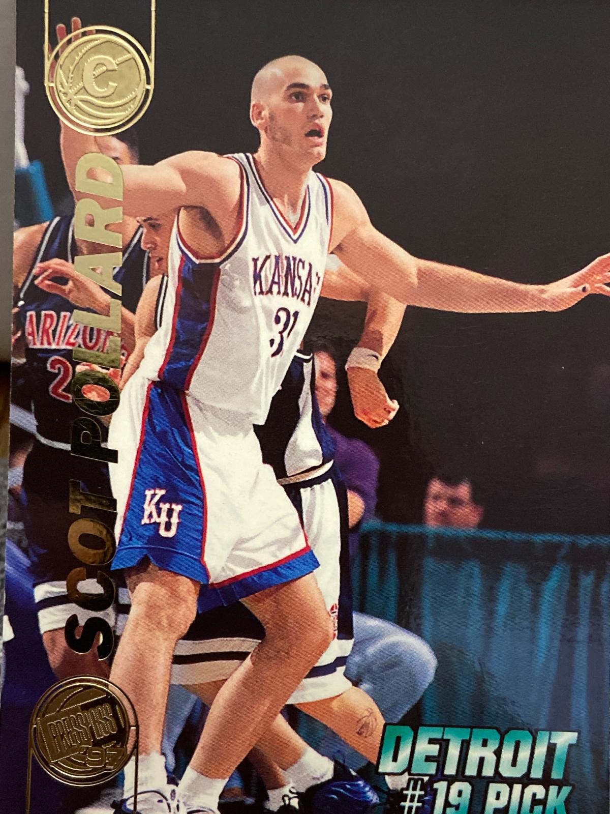 Scot Pollard #19 1997 Press Pass Double Threat Basketball