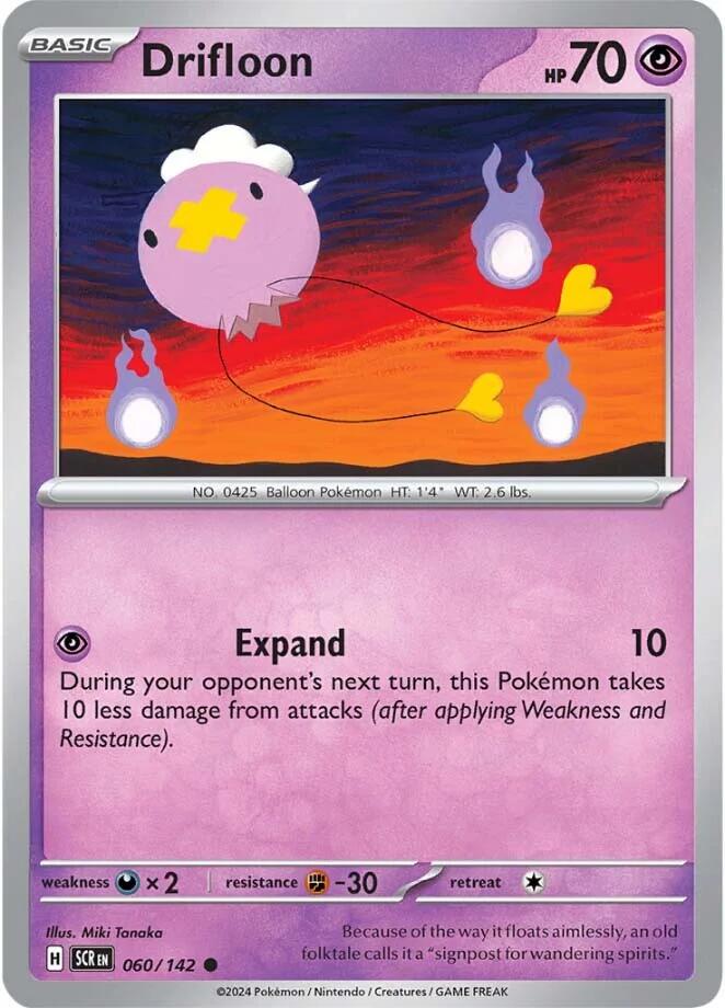 Drifloon #60 Pokemon Stellar Crown