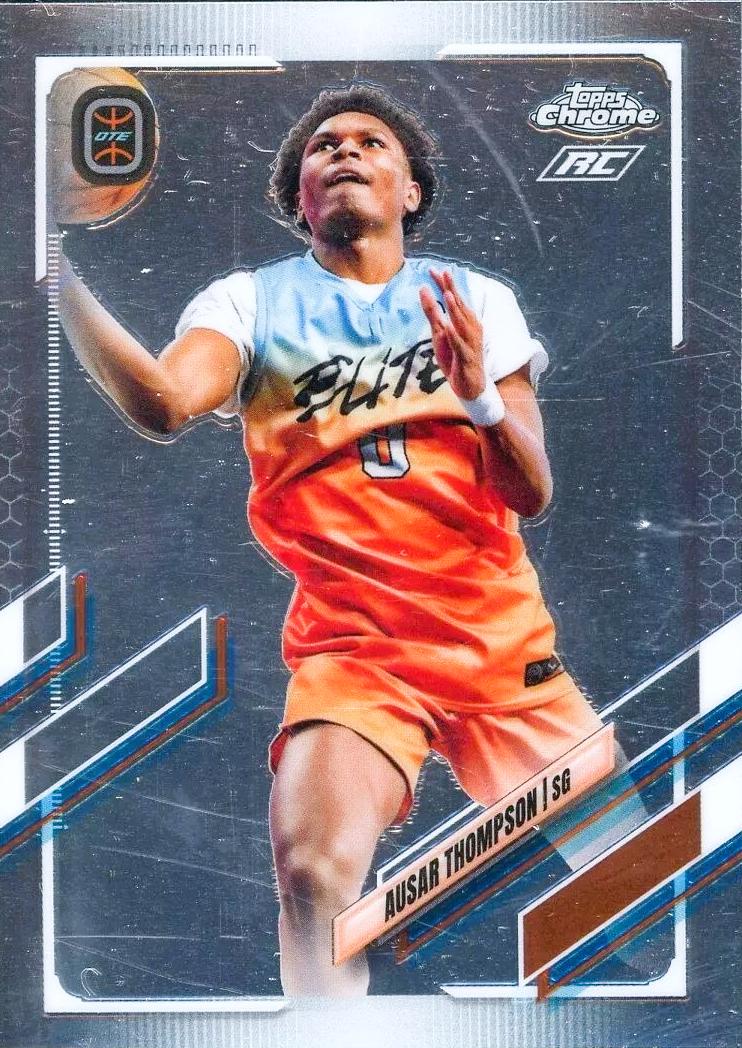 Ausar Thompson #40 Basketball Cards 2021 Topps Chrome OTE Overtime Elite