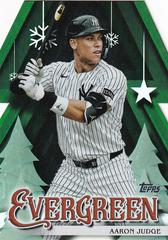 Aaron Judge #E-11 Baseball Cards 2025 Topps Holiday Evergreen Prices