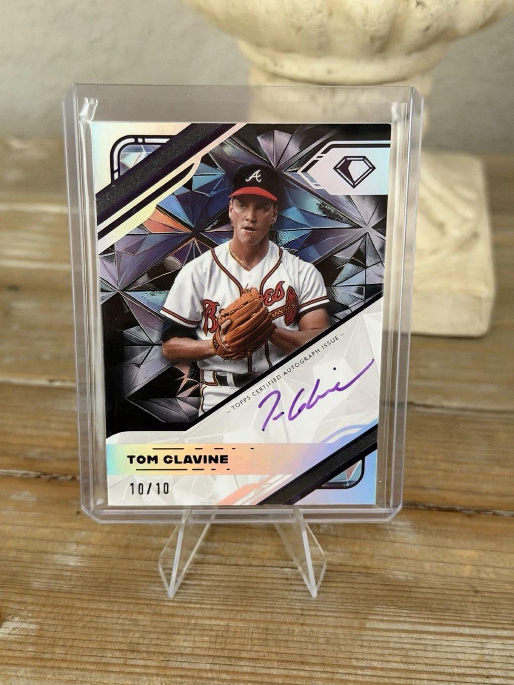 Tom Glavine [Green Ink Gold] #WPA-TG