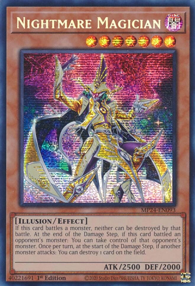 Nightmare Magician MP24-EN093 YuGiOh 25th Anniversary Tin: Dueling Mirrors