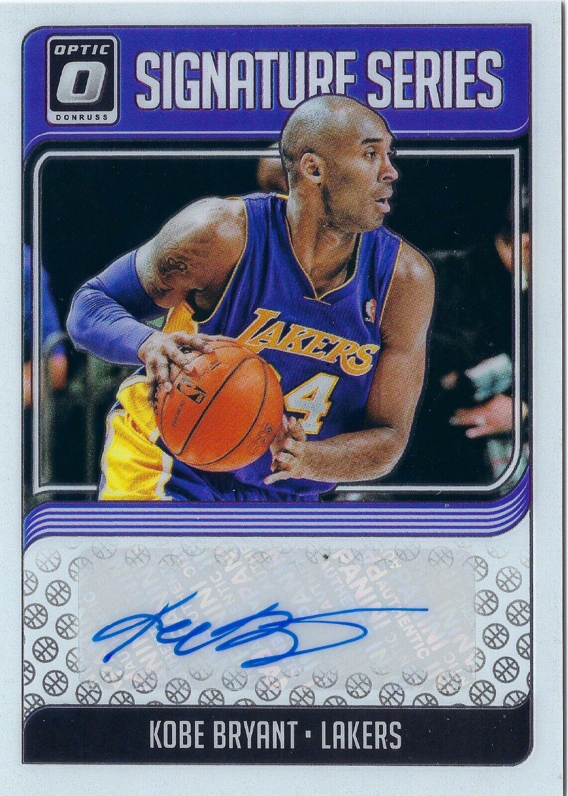 Kobe Bryant #KBR Basketball Cards 2018 Panini Donruss Optic Signature Series