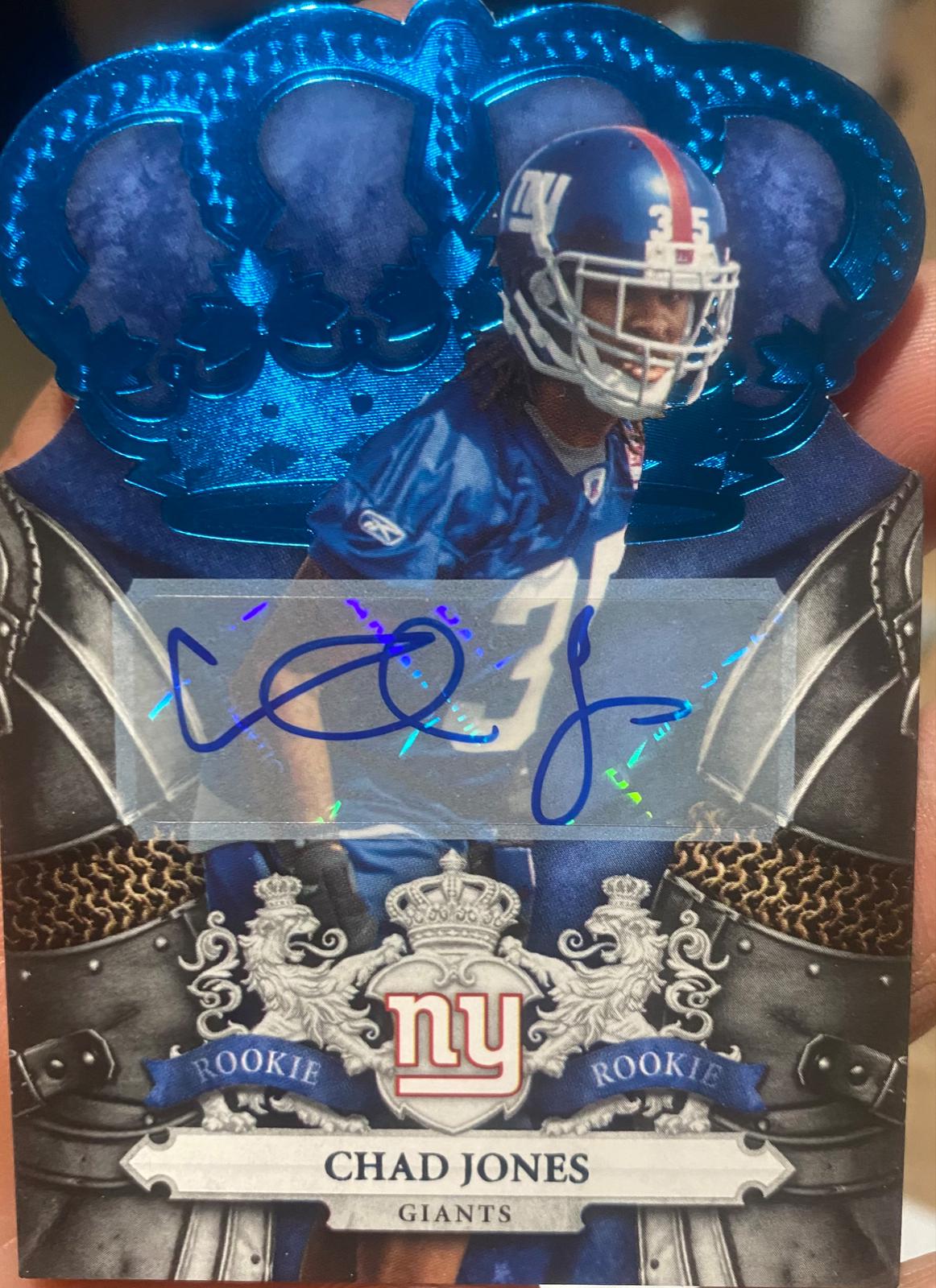 Chad Jones #116 2010 Panini Crown Royale Football
