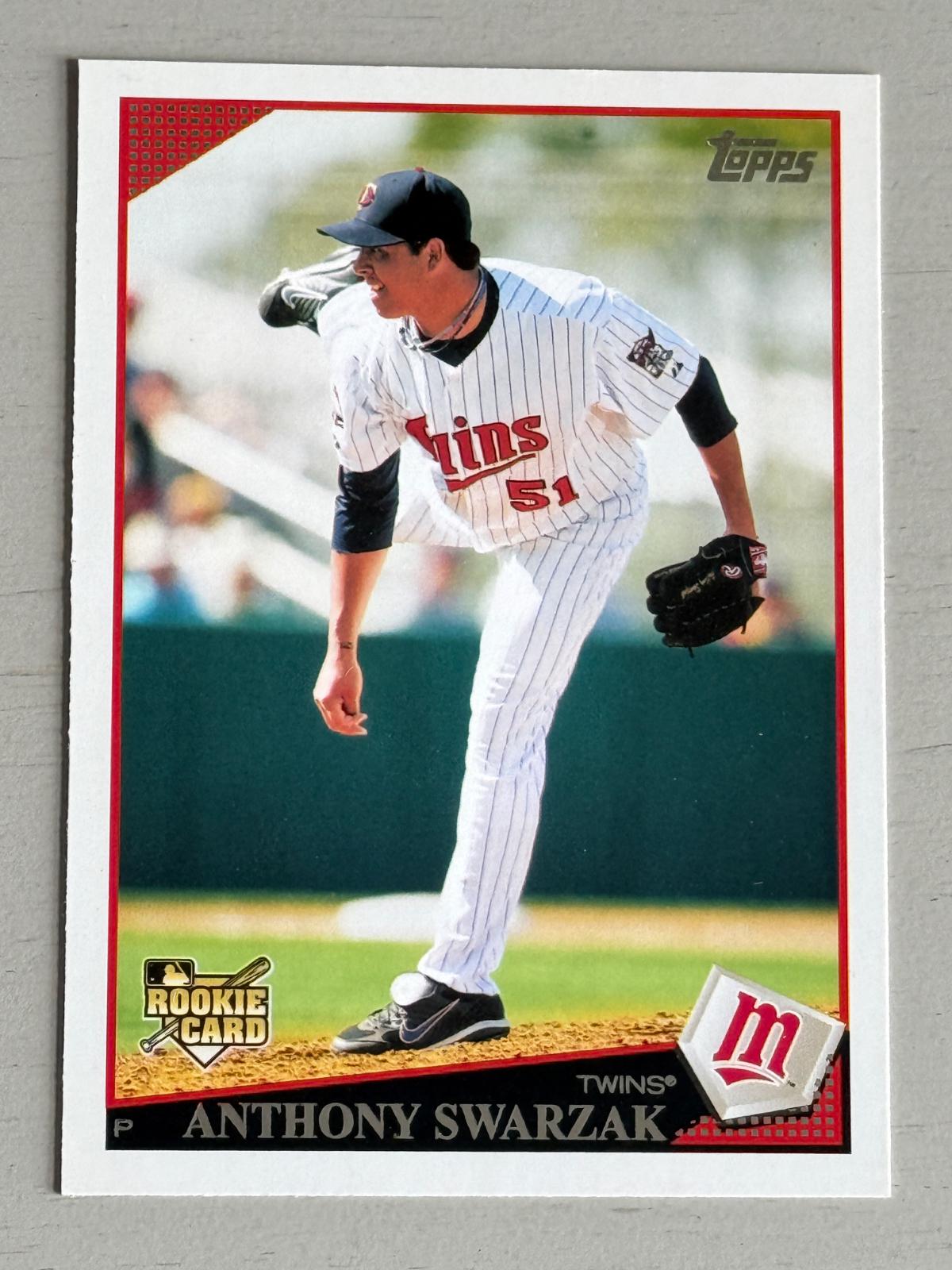 Anthony Swarzak #UH107 Baseball Cards 2009 Topps Updates & Highlights
