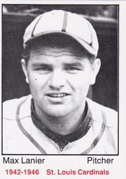 Max Lanier #43 1983 Tcma 1942 46 St Louis Cardinals Baseball