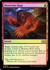 Monstrous Rage [Foil] #142