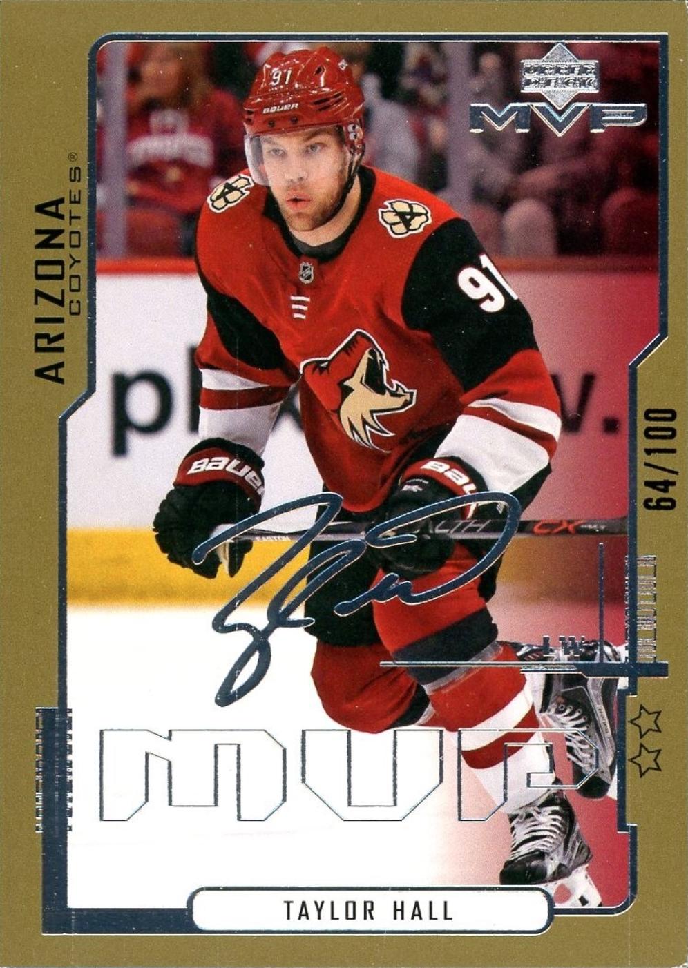 Taylor Hall #41 2020 Upper Deck MVP 20th Anniversary Hockey