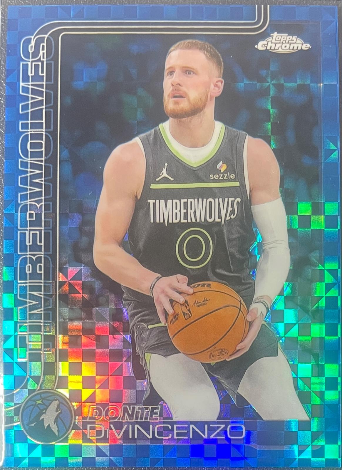 Donte DiVincenzo [Blue X-Fractor] #145